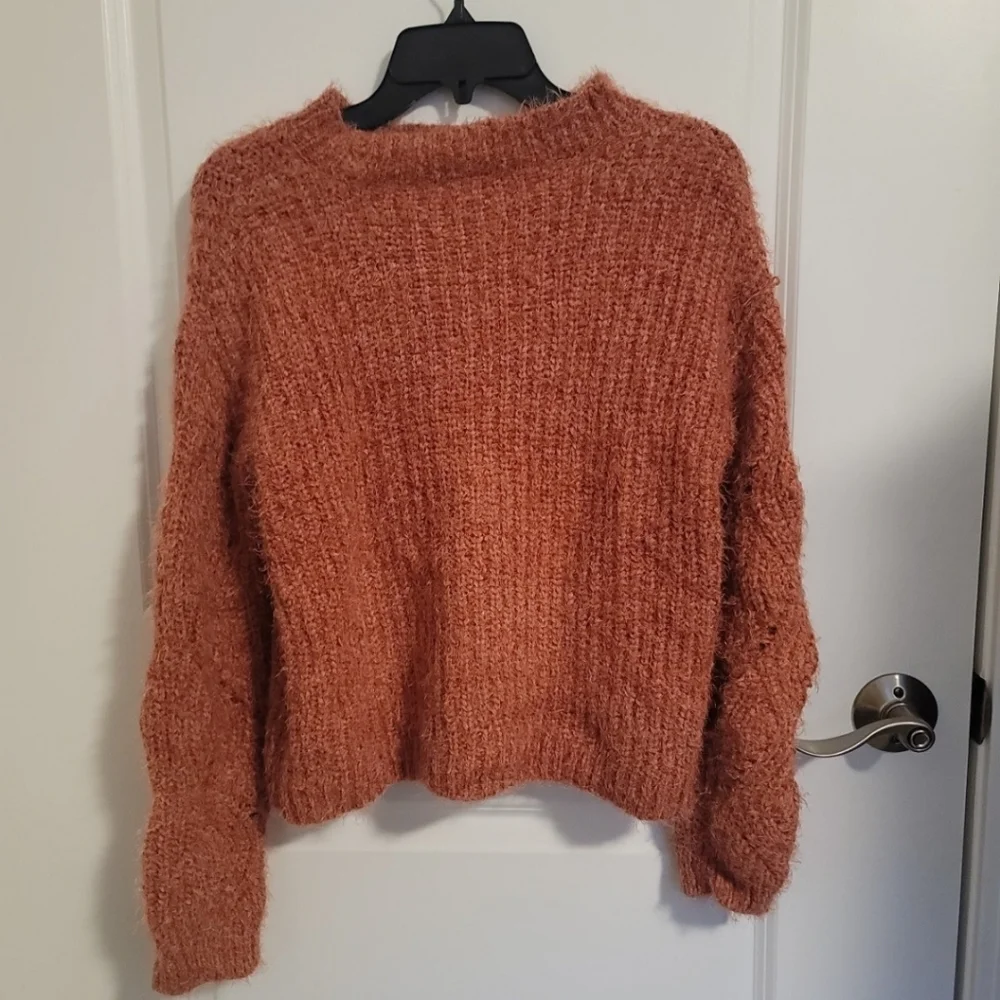 Freshman 1996 Coral Fuzzy Sweater - Picture 1 of 5